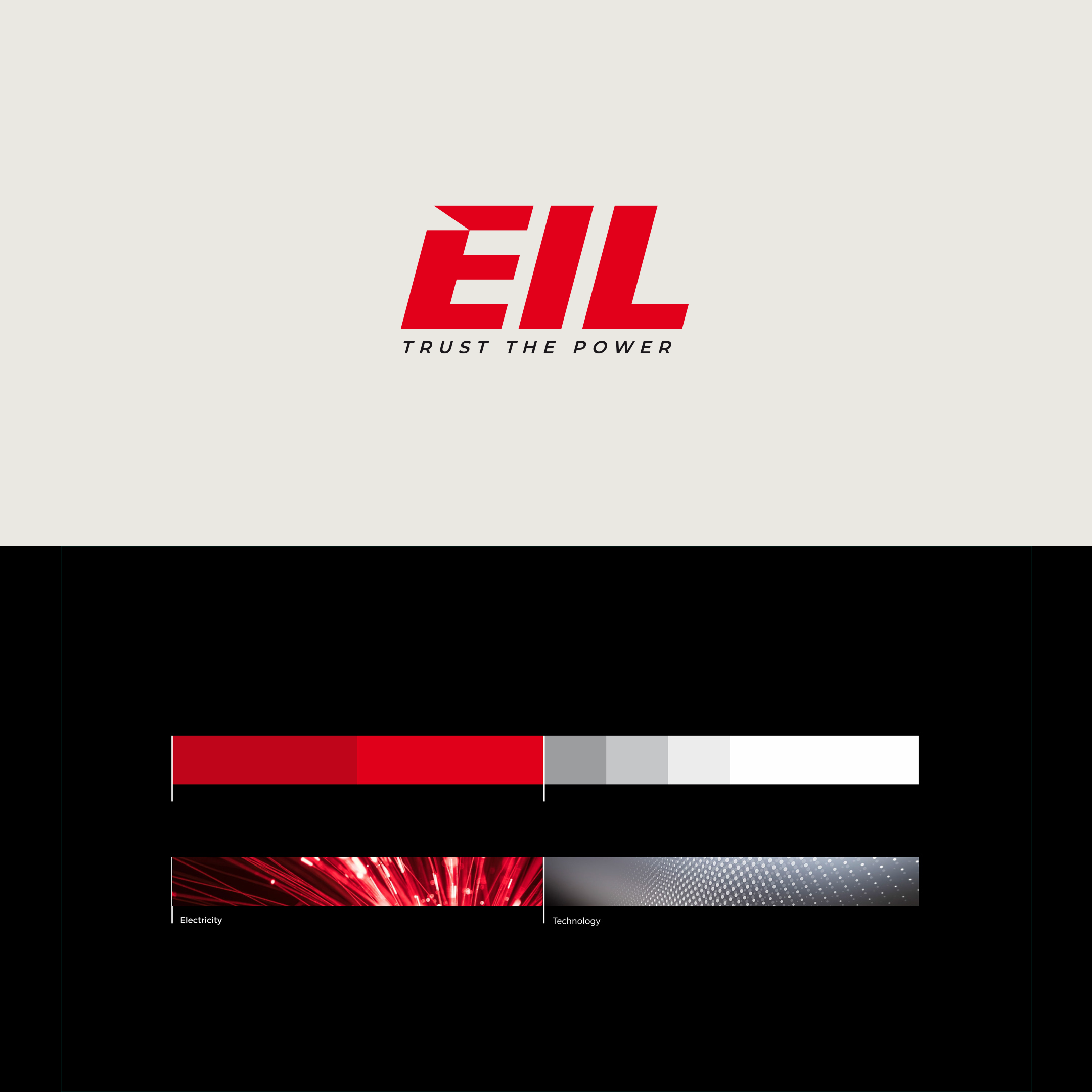 logo e color palette - EIL